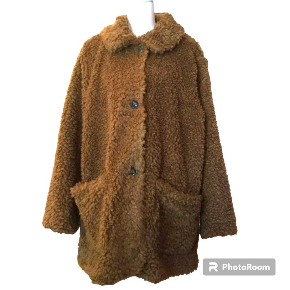New Directions Plus Size Poodle Jacket